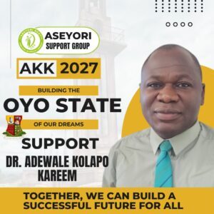 Aseyori Support Group (ASG) Women’s Wing Are Source of Inspiration – Dr. Adewale Kolapo Kareem (AKK 2027).