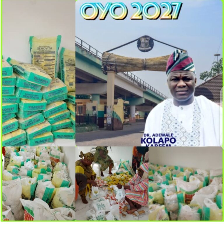 We Have Done A Bit More for Our People This Ramadan ~ Dr Adewale Kolapo Kareem (AKK), a gubernatorial aspirant in Oyo State in 2027.