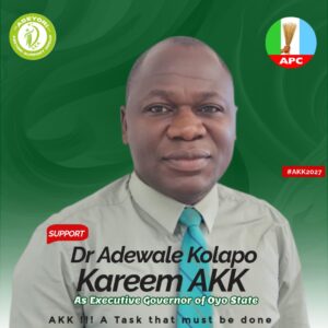 *Dr. Adewale Kolapo Kareem (AKK): A Visionary Philanthropist Committed to Oyo State’s Transformation*