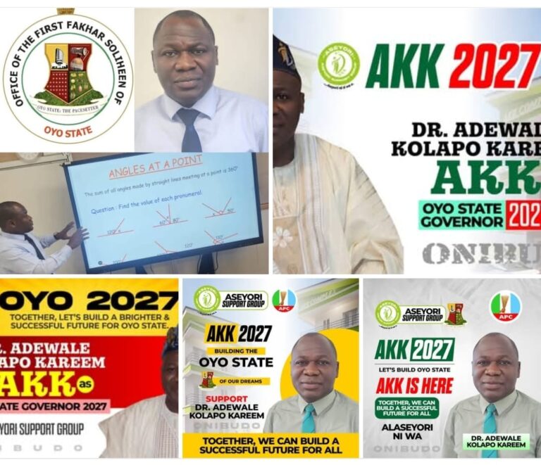 Oyo APC Guber 2027: “…quality education system should be open to every child, no matter their village, their pocket, or their prayers.” – Dr. Adewale Kolapo Kareem (AKK).